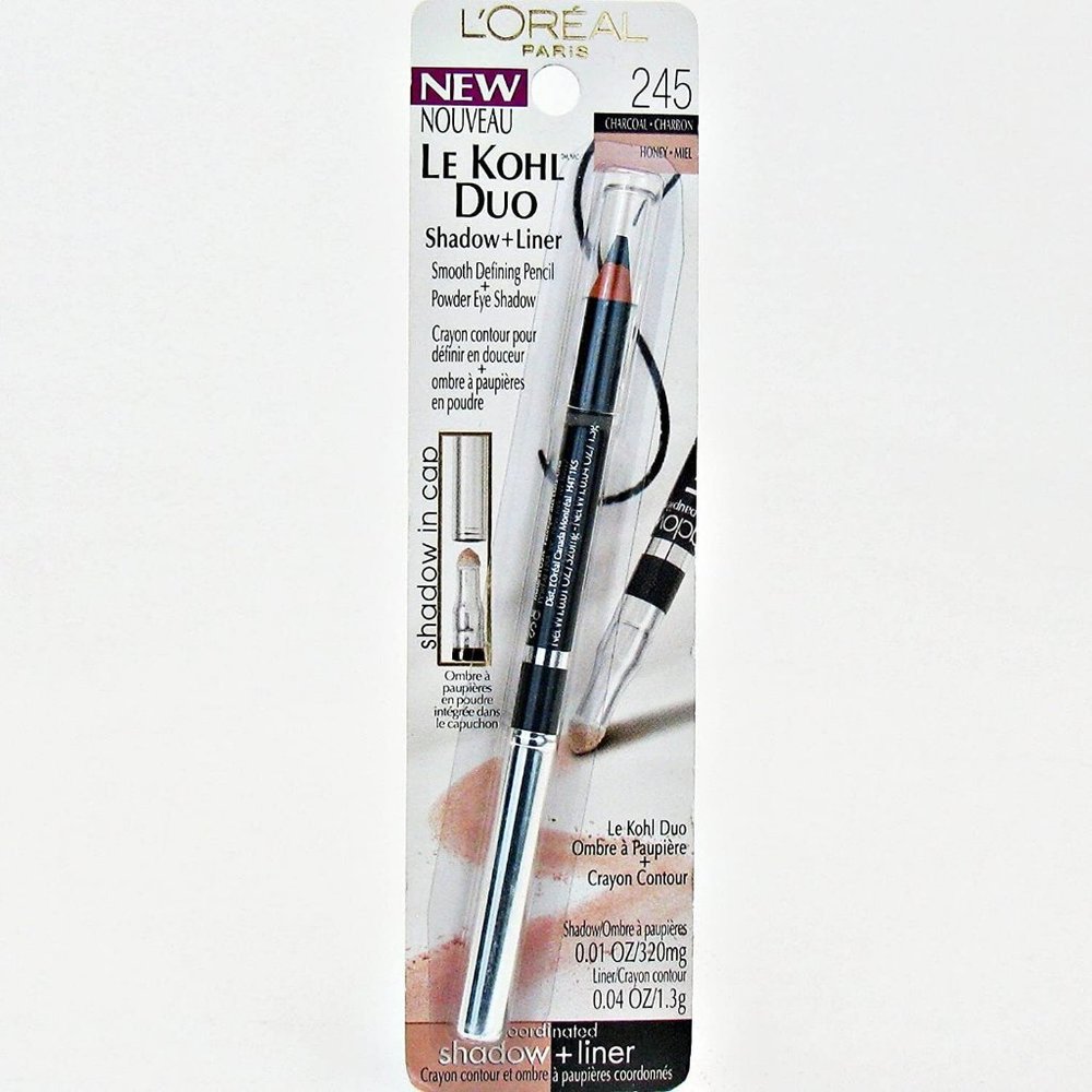 L'Oreal Paris Le Kohl Duo Eye Shadow and Liner 245 Charcoal/Honey
